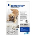 thumbnail image 3 of Interceptor Tablets, 51-100 lbs. for Dogs and 12.1-25 lbs. for Cats (White), 6-Month Supply, 3 of 11
