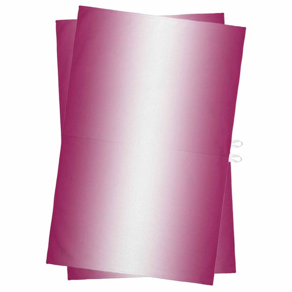 Rose Red Ombre Kitchen Towels Set of 2, Water Absorbent Dish Towel, Pink White Gradient Modern Abstract Art Decorative Hand Towels - Quick Drying Cloth for Cooking Baking, 18x28 Inch