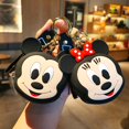 thumbnail image 1 of Disney Cartoon Mickey Minnie Stitch Figure Toys Keychain Cute Donald Duck Winnie Model Doll Bag Key Chain Pendant Child GiftsD He Qiyong unisex, 1 of 1