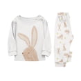 thumbnail image 7 of Onlypjs Easter Family Matching Pajamas Set Bunny Print – Soft Long Sleeve Sleepwear for Men and Women, Cozy Loungewear, 7 of 7