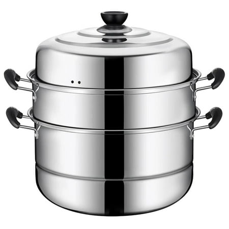

1Pc Stainless Steel Steamer Multifunctional Steam Pot for Home (Assorted Color)