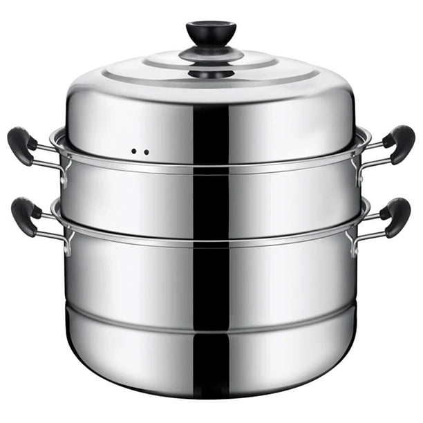 Pote de vapor multifuncional de vapor de acero inoxidable 1pc para el hogar (color surtido)