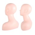 thumbnail image 1 of Makeup Practice, Makeup Practice Head Model Cosmetology Training Wig Stand High Simulation Skin  for Massage Practice, 1 of 7