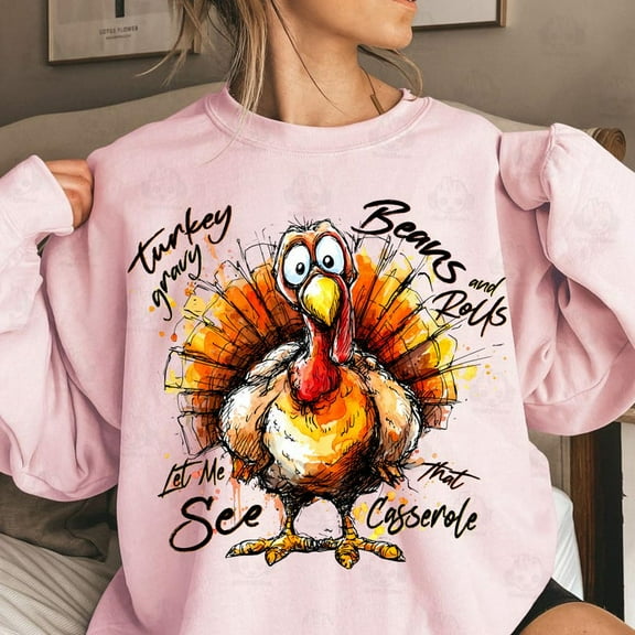 Turkey Gravy Sweatshirt, Coquette Turkey Sweatshirt, Turkey Thanksgiving Sweatshirt, Girly Fall Sweatshirt, Thanksgiving Autumn Sweatshirt, Fall Coquette Sweatshirt, Gabble Sweatshirt