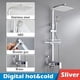 thumbnail image 1 of Bathroom Shower Set Black Gold Rain Shower Faucet Thermostatic Digital Display Shower Mixer Taps Copper Shower Systems for Bath My Lux Decor Round, 1 of 30