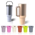 thumbnail image 1 of Botas de Goma de silicona de 40 onzas con mango de tambor - parachoques de Goma de protección de tazas de 40 onzas - tapa inferior de botella de agua adecuada para accesorios de tazas, 1 of 5