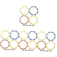 thumbnail image 5 of Set of 4 Football Training Circle Agility Hexagon Game Soccer Equipment, 5 of 8
