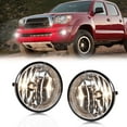 thumbnail image 3 of PIT66 Pair Bumper Fog Lights Fit for 2005-2011 Toyota Tacoma/2004-2006 Solara/2008-2015 Sequoia/2007-2013 Tundra Fog Lamps w/Bulb/Switch Smoke Lens, 3 of 10