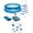 Blue + Maintanence Kit, variant on INTEX Easy-Set 15’ x 48’ Round Inflatable Outdoor Above-Ground Pool