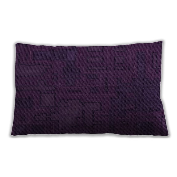 Ahgly Company Outdoor Rectangular Contemporary Lumbar Throw Pillow, 13 inch by 19 inch