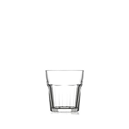 Pasabahce ARA218Z, 6 3/4 oz Old Fashioned Whisky Water Glass, Brandy Whiskey Tumblers, Scotch Glasses with Heavy Base, Set of