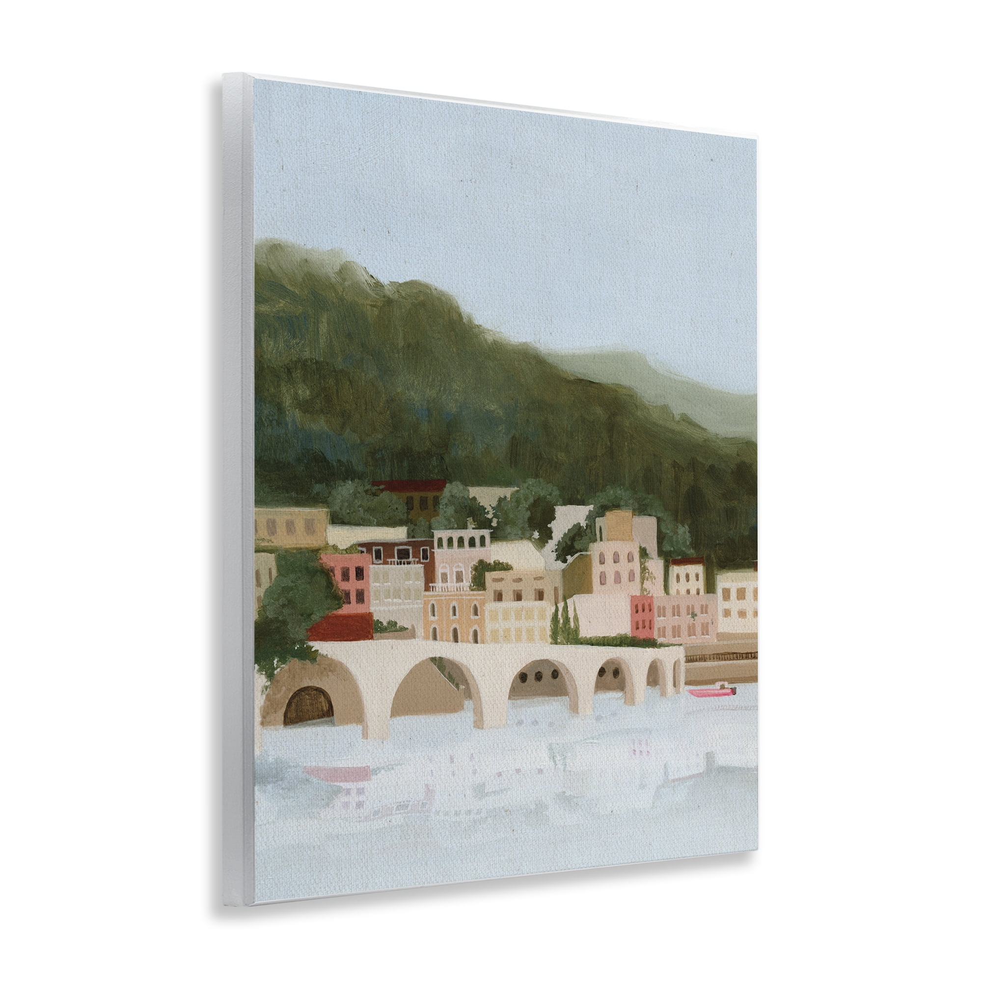 Stupell Industries Coastal Mountains By Sea Wall Plaque Art, design by Grace Popp