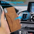 thumbnail image 7 of TOP SHE Case for Apple iPhone XS Max (6.5"), iPhone XS Max Case (6.5 Inch) - Synthetic Leather Protective Case with Card Slot / Kickstand, Slim Fit Lightweight Simple Fashion Cover (Brown), 7 of 7
