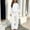 White, variant on FSYBOA Girls Outfit Set Size 7-8, Zipper Casual Warm 2 Piece Hoodies and Sweatpants White