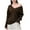 Brown, variant on Bpmpbo Women's Long Sleeve Shirts Yoga Clothing Sports Exercise Running T Shirts Pullover Tops Sexy Off the Shoulder V-Neck Solid Color Breathable Tee Casual Loose Athletic Shirts