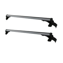 Universal Roof Rack Cross Bars 48 330LB Car Top Roof Cross Bar Luggage Cargo Carrier Rack w/ 3 Kinds Clamp Silver