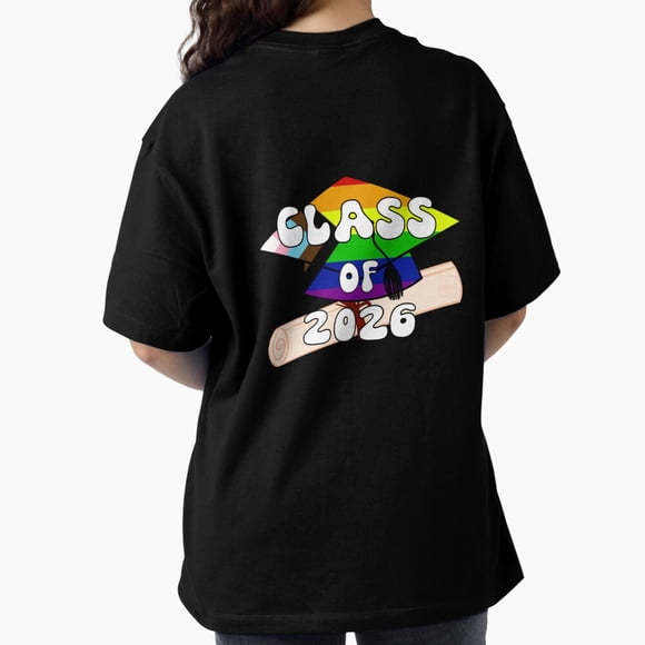 Class of 2026 Pride Graduation Senior Year School Spirit Apparel Unisex T-Shirt U00082, up to size 5XL