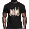 thumbnail image 2 of Camisetas gráficas informales de manga corta con diseño de árbol de Navidad para hombre, 2 of 8