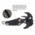 thumbnail image 4 of Wosthever Gancho de agarre, garras de escalada, gancho de gravedad Guyline para acampar, garra plegable de supervivencia de acero inoxidable, accesorios Escalada Wosthever OD009290-00, 4 of 6