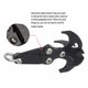 thumbnail image 4 of Yuarrent Gancho de agarre, garras de escalada, gancho de gravedad Guyline para acampar, garra plegable de supervivencia de acero inoxidable, accesorios Escalada Yuarrent OD009290-00, 4 of 6