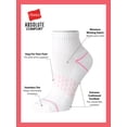 thumbnail image 4 of Hanes Women's Absolute Comfort Ankle Socks, 4-Pack, Size 5-9, 4 of 5