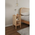 thumbnail image 2 of Manhattan Comfort Versailles Wood End Tables in Natural (Set of 2), 2 of 7