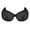 Black (Black), variant on Devil Horned Sunglasses Oversized Oval Wrap Around Shades UV400 Purple