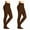Brown, variant on On The Go Women's Classic Tights L Black (1 Pair Pack)