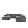 thumbnail image 3 of Sectional Sofa Set, Fabric, Dark Grey Gray, Modern Contemporary Urban Design, Living Lounge Room Hotel Lobby Hospitality, 3 of 10
