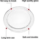 thumbnail image 3 of Placa de vidrio para plato giratorio de microondas con soporte, 245 mm/24,5 cm/9,65 pulgadas, 3 of 5