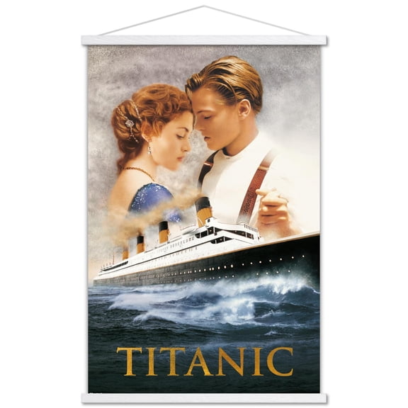 Titanic (1997) - Dance One Sheet Wall Poster with Magnetic Frame, 22.375" x 34"