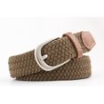thumbnail image 1 of Cinturón de lona unisex Cinturón elástico fino de lona Cinturón de lona tejido para estudiantes jóvenes, 1 of 6