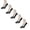 Black3 5PCS, variant on 5 Pairs Women's Black Lace Fishnet Ankle Socks-Mesh, No Show, Non , Ultra Thin, Crew, Hollow Out Net Socks for Summer