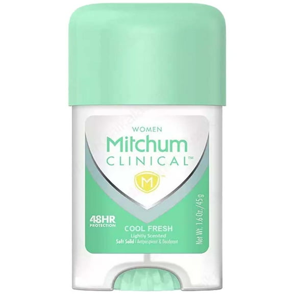 Mitchum Women Clinical Soft Solid Antiperspirant and Deodorant Cool Fresh 1.6oz / 45g