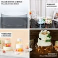 thumbnail image 4 of Efavormart 18" Round Clear Acrylic Cake Stand, Transparent Fillable Display Box, Pedestal Riser With Hollow Bottom, 4 of 11