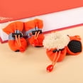 thumbnail image 4 of Yesbay 4Pcs/Set Dog Cat Winter Dog Shoes,Warm Rain Boots Protective Pet Sports Anti-Slip Shoes For Small Cats Puppy Dogs Socks Booties,Warm Orange, 4 of 8