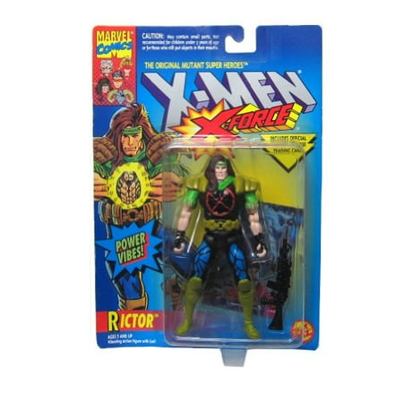 Marvel X-Men Rictor X-Force Power Vibes (1994) Toy Biz Action Figure