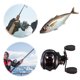 thumbnail image 5 of Carrete Fundición Pesca Alta Velocidad Cebo Freno Magnético Mano Derecha Izquierda, 5 of 9