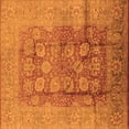 thumbnail image 1 of Ahgly Company Indoor Square Oriental Orange Traditional Area Rugs, 7' Square, 1 of 4