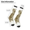 thumbnail image 2 of Daiia Sports Socks Western Scenery With Old Wagon Printed Novelty Crew Socks for Men Women Knee High Socks Cotton Socks Soft & Breathable Support Unisex Socks, 2 of 9