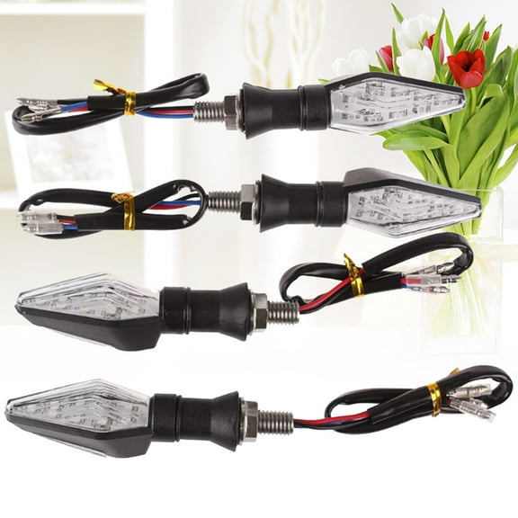 CTIRCHIU 4 Pcs Turn Signal Motorcycle Turn Signals Motorcycle Driving Lights