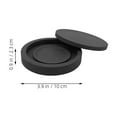 thumbnail image 2 of Hemoton Chinese Calligraphy Inkstone with Lid Round Ink Well for Traditional Writing and Painting Stone Tray for Ink Retention and Practice, 2 of 8