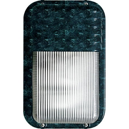 

Dabmar Lighting W2967-VG 9.75 x 6.25 x 3.92 in. 120 V 26 watts Powder Coated Cast Aluminum Surface Mounted Wall Fixture Light with S26-GU-24 Flourescent Lamp Verde Green