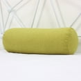 thumbnail image 1 of Solid Color Cotton and Linen Pillow Cylindrical Waist Linen Backrest Office Sofa Bedside Cushion Removable and Washable Candy Pillow, 1 of 6