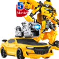 thumbnail image 4 of Figuras de acción de coche Robot de Anime para niños, juguetes de transFormación grande, modelo de tanque de avión, regalo genial, 20CM, nuevo, 4 of 4