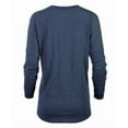 thumbnail image 4 of Boxercraft Womens Pom Pom Long Sleeve Jersey T-Shirt, XS, Denim, 4 of 4