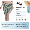 thumbnail image 7 of Disketp Colorful Pineapples Women Swimsuit Cover Up Short Chiffon Summer Beach Sarong Bikini Wrap Skirt Bathing Suit, 7 of 7
