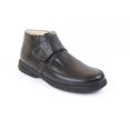 thumbnail image 2 of DIATHOR Men's Orthopedic Chukka Boots, Ankle-High Wide, High Heel, Thin, Round Toe, Black, Size 10, 2 of 6