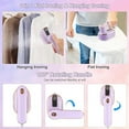 thumbnail image 4 of Steamer Iron For Clothes Travel Mini: Handheld Size Portable Fabric Clothing Steamers Small Hand Garment Electric Steam Ironing Machine For Clothes Travel College Dorm Home Essentials, 4 of 15