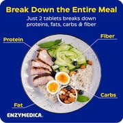Enzymedica Papaya Complete - Papaya Enzymes Chewable, Digestive Enzyme Supplement for Women and Men, Digestion & Gut Health Support, High Potency Bromelain & Papain, Vegan, Gluten Free - 120 Tablets